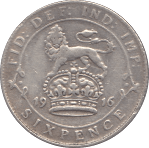 1916 SIXPENCE ( GF ) - Sixpence - Cambridgeshire Coins