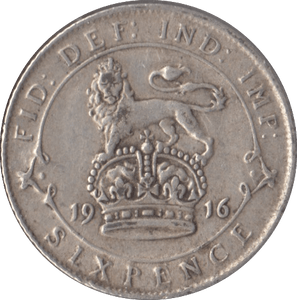 1916 SIXPENCE ( GF ) - Sixpence - Cambridgeshire Coins