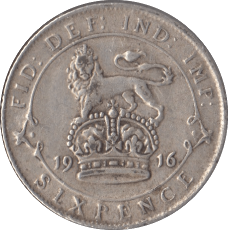1916 SIXPENCE ( GF ) - Sixpence - Cambridgeshire Coins