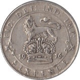 1916 SIXPENCE ( GF ) - Sixpence - Cambridgeshire Coins