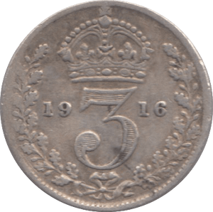 1916 THREEPENCE ( GF ) - Threepence - Cambridgeshire Coins