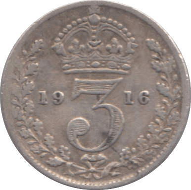 1916 THREEPENCE ( GF ) - Threepence - Cambridgeshire Coins