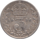 1916 THREEPENCE ( GF ) - Threepence - Cambridgeshire Coins