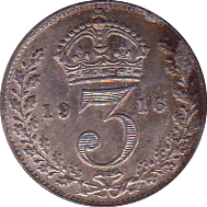 1916 THREEPENCE ( UNC ) - Threepence - Cambridgeshire Coins