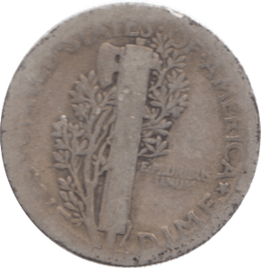 1916 USA SILVER DIME 10 CENTS - SILVER WORLD COINS - Cambridgeshire Coins