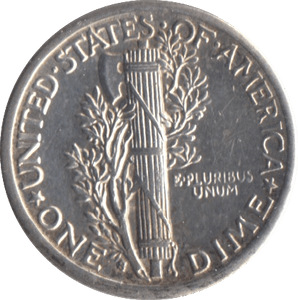 1916 USA SILVER DIME SAN FRANCISCO MINT - SILVER WORLD COINS - Cambridgeshire Coins