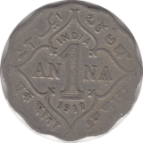 1917 1 ANNA BRITISH INDIA - WORLD COINS - Cambridgeshire Coins