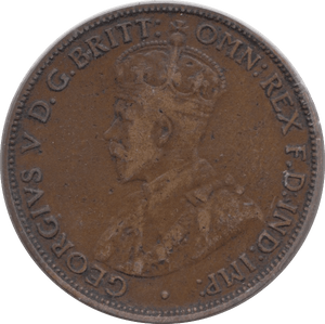 1917 AUSTRALIA HALF PENNY - WORLD COINS - Cambridgeshire Coins
