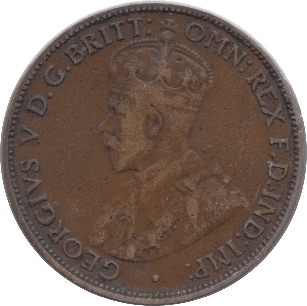1917 AUSTRALIA HALF PENNY - WORLD COINS - Cambridgeshire Coins