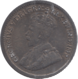 1917 CANADA SILVER 5 CENTS - WORLD SILVER COINS - Cambridgeshire Coins