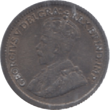1917 CANADA SILVER 5 CENTS - WORLD SILVER COINS - Cambridgeshire Coins