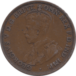 1917 COMMONWEALTH AUSTRALIA ONE PENNY - WORLD COINS - Cambridgeshire Coins
