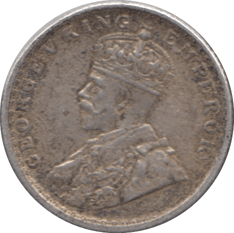 1917 EAST INDIA COMPANY QUARTER RUPEE WORLD SILVER COINS Cambridgeshire ...