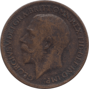 1917 FARTHING 2 ( GVF ) 51 - Farthing - Cambridgeshire Coins