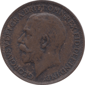 1917 FARTHING ( EF ) 2 - Farthing - Cambridgeshire Coins