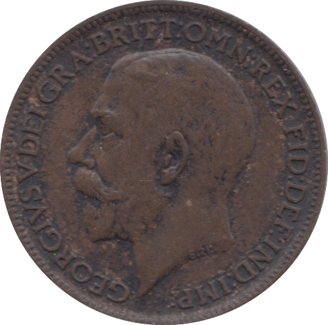 1917 FARTHING ( EF ) 2 - Farthing - Cambridgeshire Coins