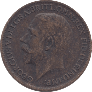 1917 FARTHING ( EF ) - Farthing - Cambridgeshire Coins