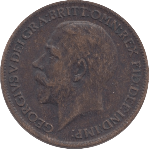 1917 FARTHING ( EF ) - Farthing - Cambridgeshire Coins