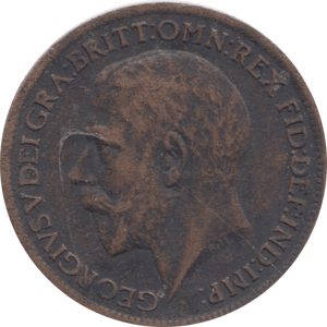 1917 FARTHING ( FAIR ) - Farthing - Cambridgeshire Coins