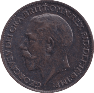 1917 FARTHING ( UNC ) - Farthing - Cambridgeshire Coins