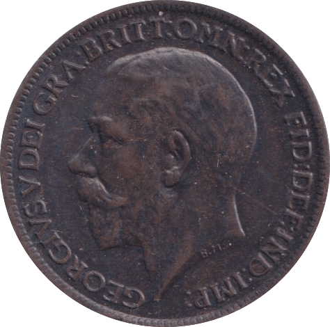 1917 FARTHING ( UNC ) - Farthing - Cambridgeshire Coins