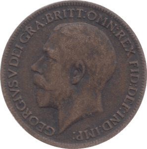1917 FARTHING ( VF ) 4 - Farthing - Cambridgeshire Coins