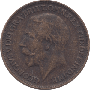 1917 FARTHING ( VF ) - Farthing - Cambridgeshire Coins