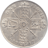1917 FLORIN ( EF ) 11 - Florin - Cambridgeshire Coins
