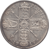 1917 FLORIN ( GVF ) 3 - Florin - Cambridgeshire Coins