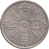 1917 FLORIN ( GVF ) 5 - Florin - Cambridgeshire Coins
