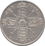 1917 FLORIN ( VF ) - Florin - Cambridgeshire Coins