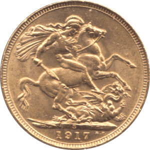 1917 GOLD SOVEREIGN ( EF ) SYDNEY MINT - Sovereign - Cambridgeshire Coins