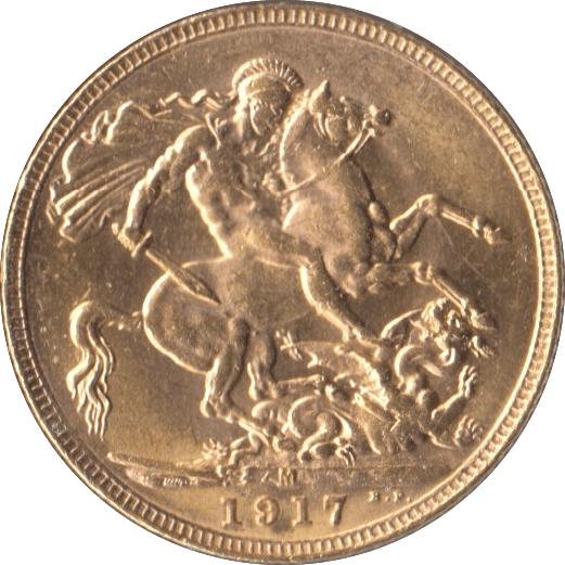1917 GOLD SOVEREIGN ( UNC ) MELBOURNE - Sovereign - Cambridgeshire Coins