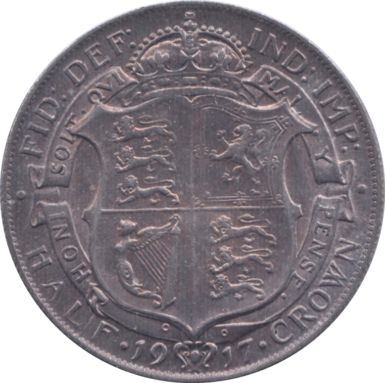 1917 HALFCROWN ( AUNC ) 1 - Halfcrown - Cambridgeshire Coins