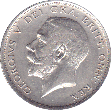 1917 HALFCROWN ( AUNC ) D - Halfcrown - Cambridgeshire Coins