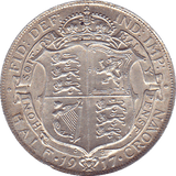 1917 HALFCROWN ( EF ) - Halfcrown - Cambridgeshire Coins