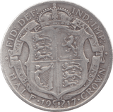 1917 HALFCROWN ( FINE ) 8 - Halfcrown - Cambridgeshire Coins