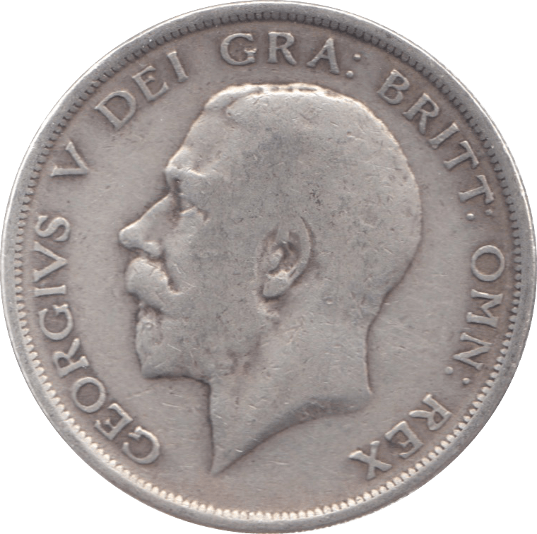 1917 HALFCROWN ( FINE ) 8 - Halfcrown - Cambridgeshire Coins