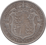 1917 HALFCROWN ( GF ) 3 - Halfcrown - Cambridgeshire Coins