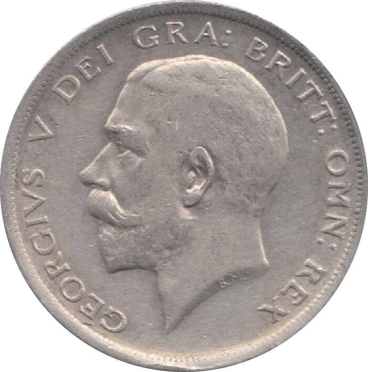 1917 HALFCROWN ( GVF ) 28 C - Halfcrown - Cambridgeshire Coins