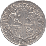 1917 HALFCROWN ( GVF ) 28 C - Halfcrown - Cambridgeshire Coins