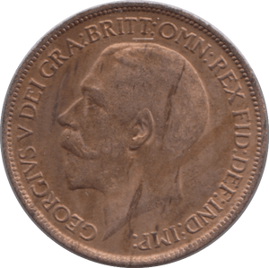 1917 HALFPENNY ( UNC ) - Halfpenny - Cambridgeshire Coins
