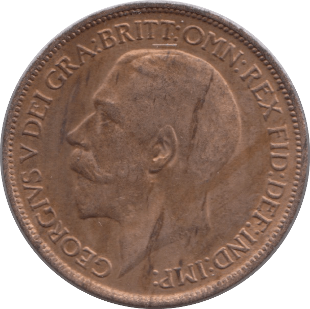 1917 HALFPENNY ( UNC ) - Halfpenny - Cambridgeshire Coins