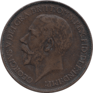 1917 HALFPENNY ( VF ) - HALFPENNY - Cambridgeshire Coins