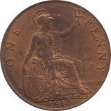 1917 PENNY ( AUNC ) 26 - Penny - Cambridgeshire Coins