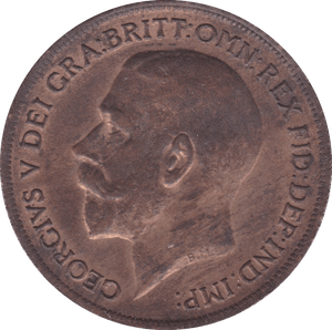 1917 PENNY ( AUNC ) - Penny - Cambridgeshire Coins