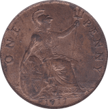 1917 PENNY ( EF ) B - Penny - Cambridgeshire Coins