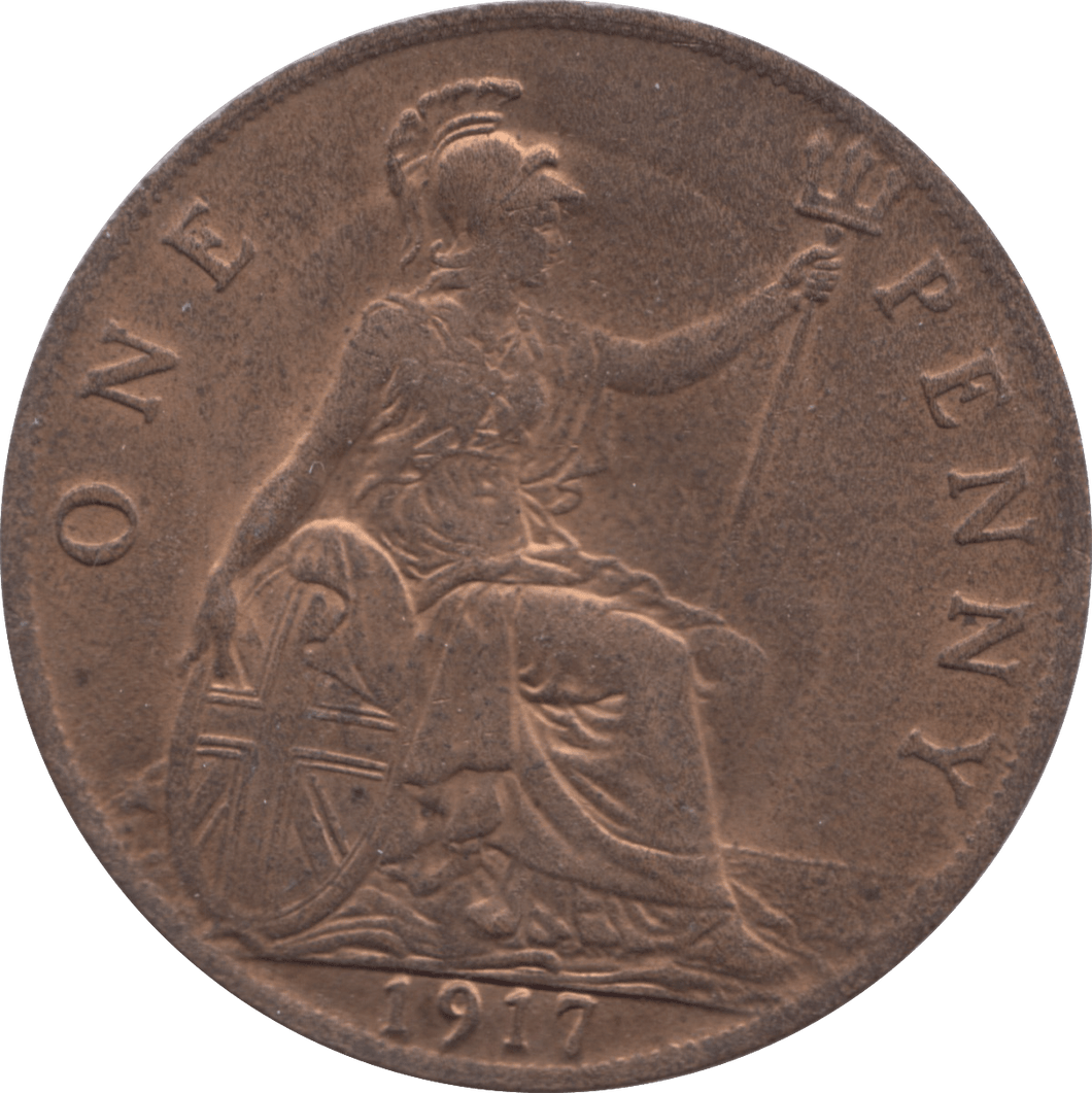 1917 PENNY ( UNC ) 1 - Penny - Cambridgeshire Coins