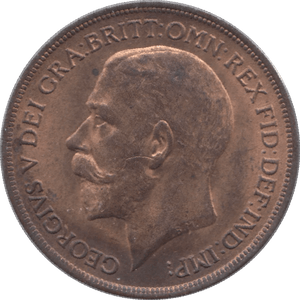 1917 PENNY ( UNC ) 2 - Penny - Cambridgeshire Coins