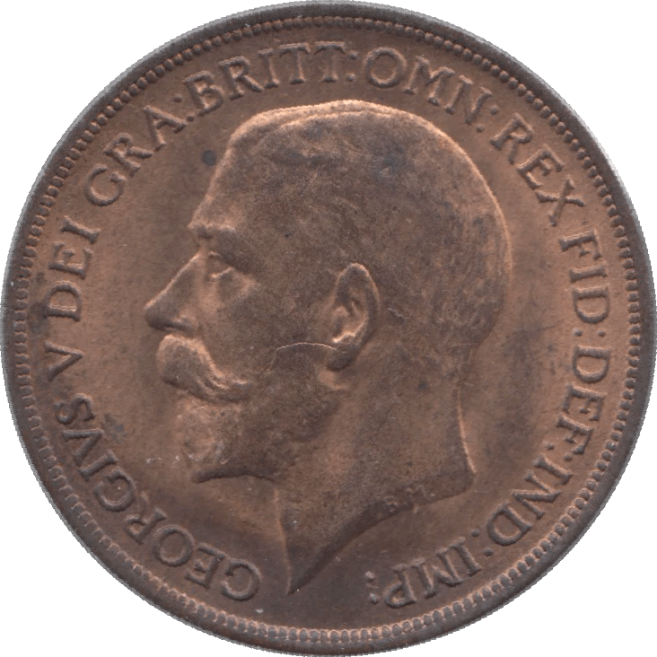 1917 PENNY ( UNC ) 2 - Penny - Cambridgeshire Coins